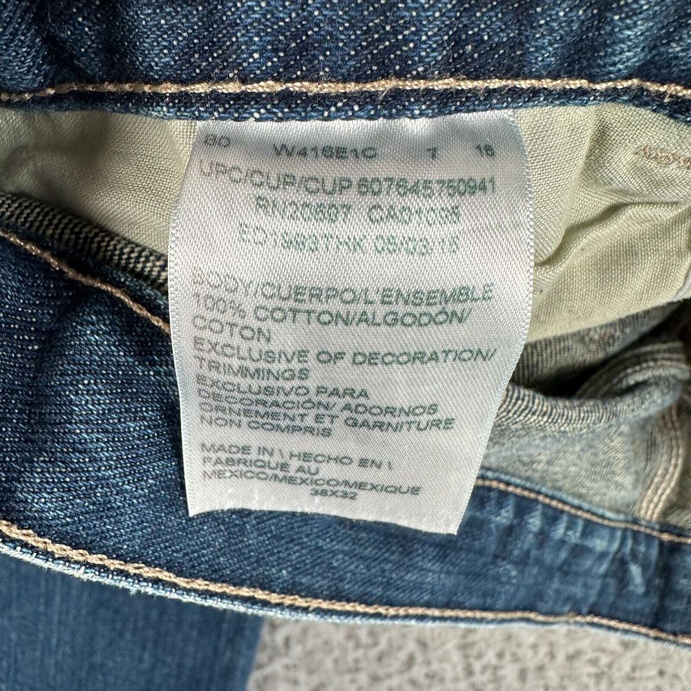 Dickies Denim Jeans Carpenter Pants Men 38x32 Trousers‎ Baggy Workwear Blue - Picture 13 of 16